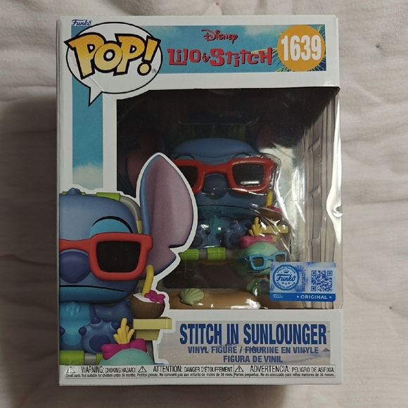 Funko Other - Funko Pop Disney Lilo & Stitch (Stitch In Sunlounger)